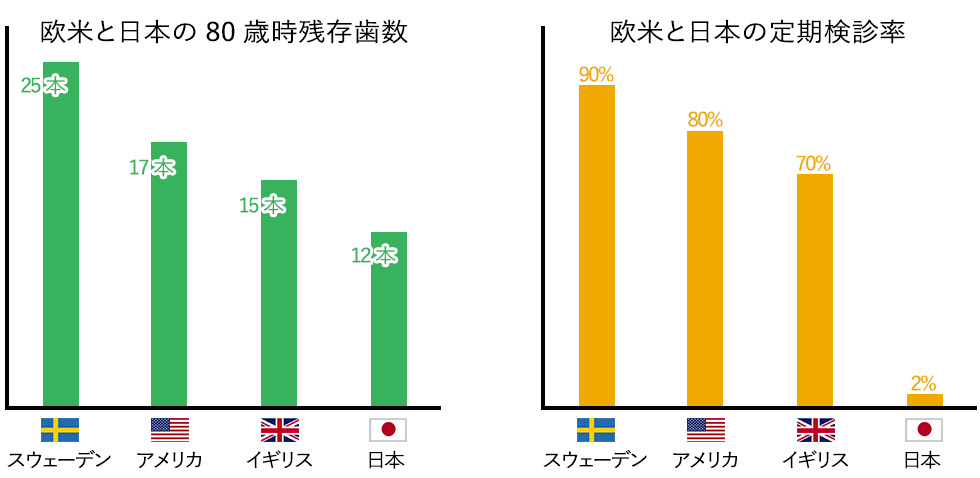 あなたは生涯に何本の歯を残せますか？